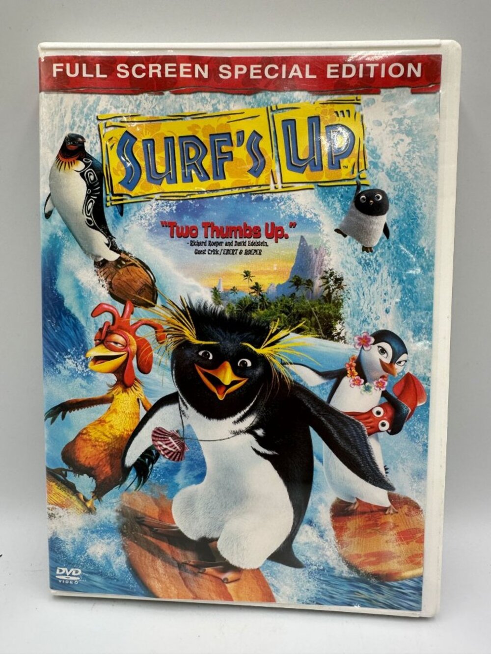 Surfs Up Full Screen Special Edition DVD 2007 Shia LaBeouf Sony Pictures Animati